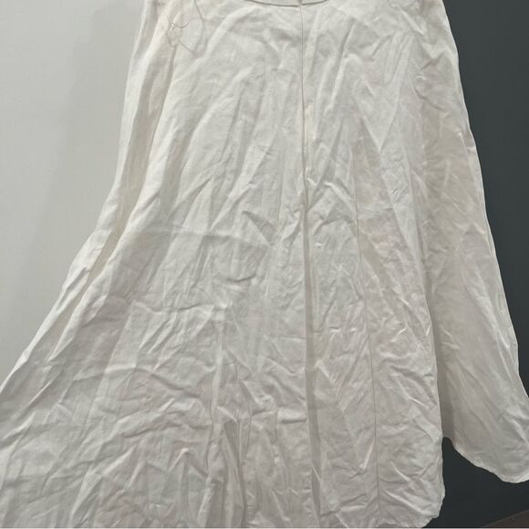 NEW Reformation Midi Maxi Skirt White Linen Maia size 2 - Picture 9 of 10